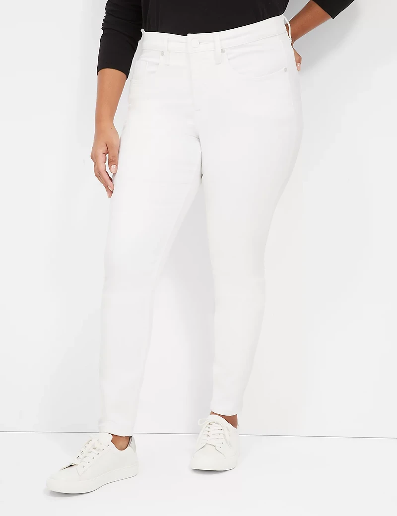 360 Flex Signature Fit White Skinny Jean