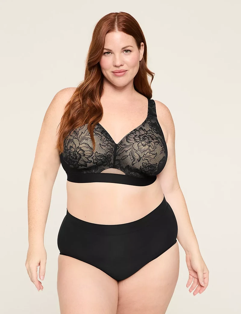Comfort Bliss Lightly Lined No-Wire Bra With Lace