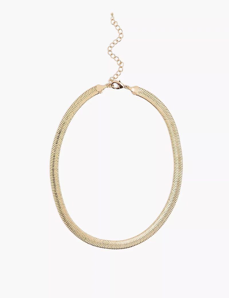 Demi-Fine Flat Chain Necklace