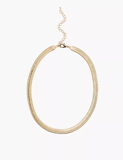 Demi-Fine Flat Chain Necklace