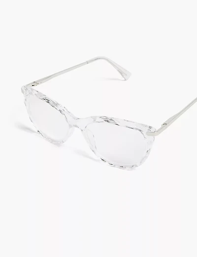 Textured Cateye Reader Glasses