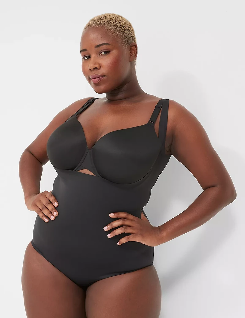 Medium Shaping Totally Smooth Open-Bust Bodysuit