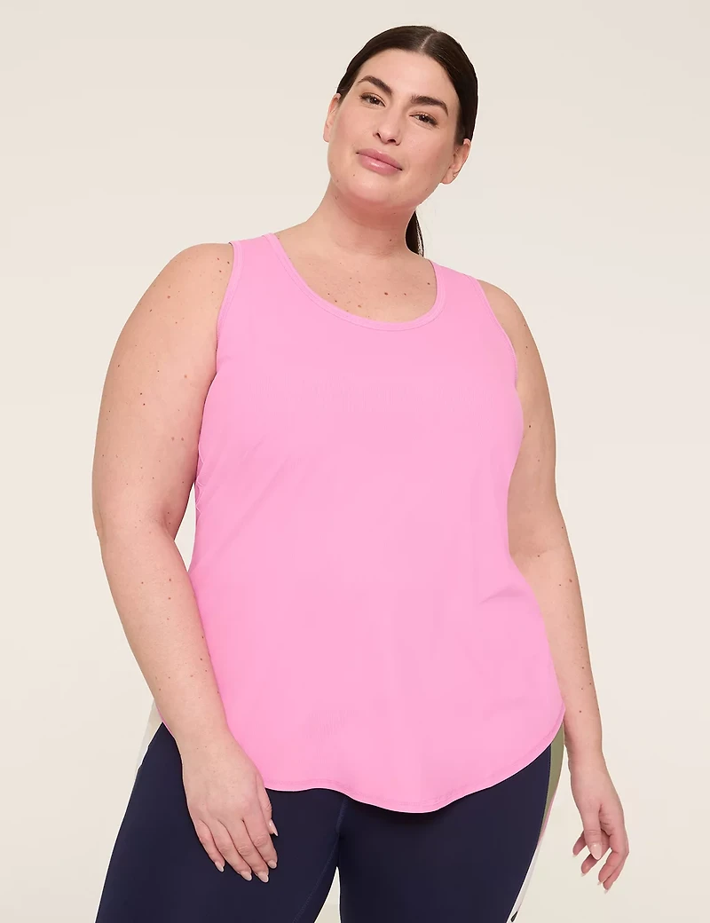 LIVI Rib Wicking Racerback Tank