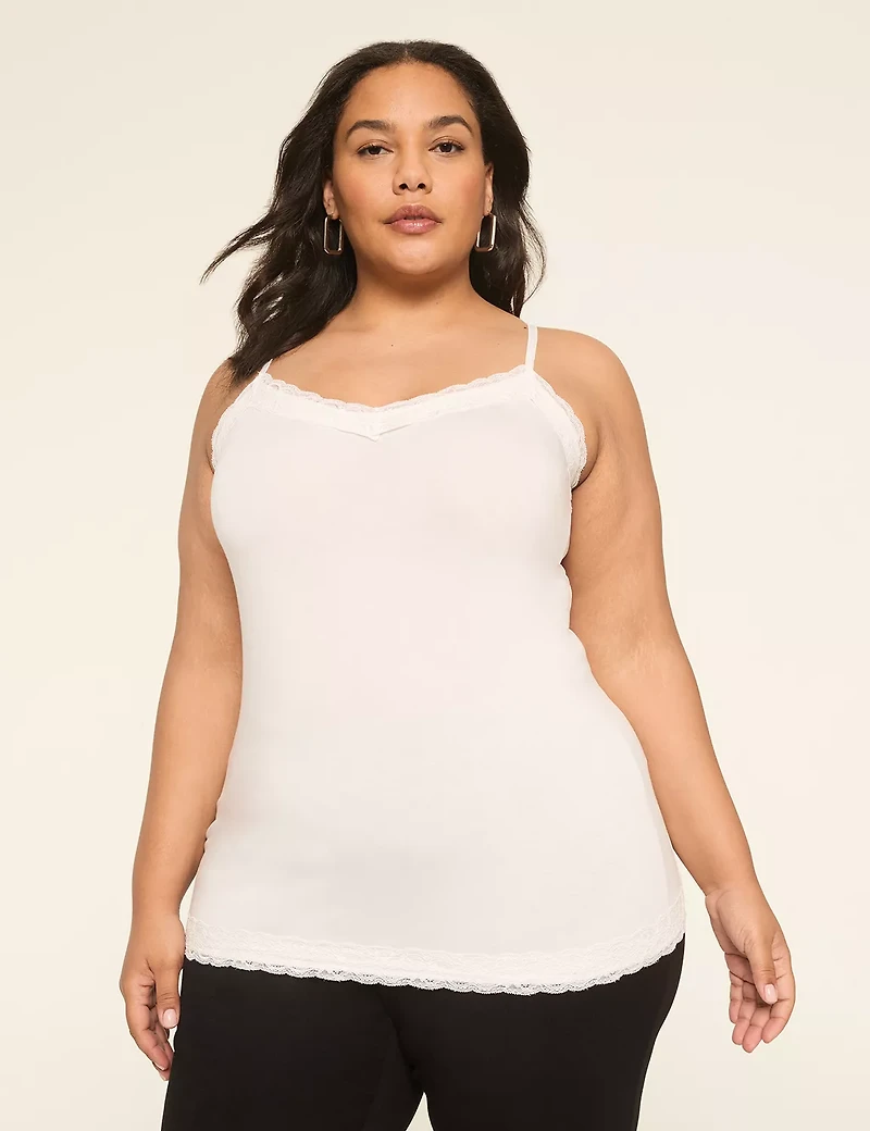 Lace-Trim Cami