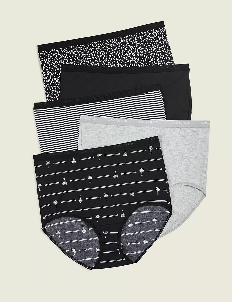 Cotton High-Waist Brief Panty