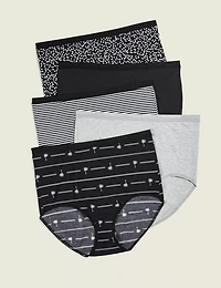 Cotton High-Waist Brief Panty