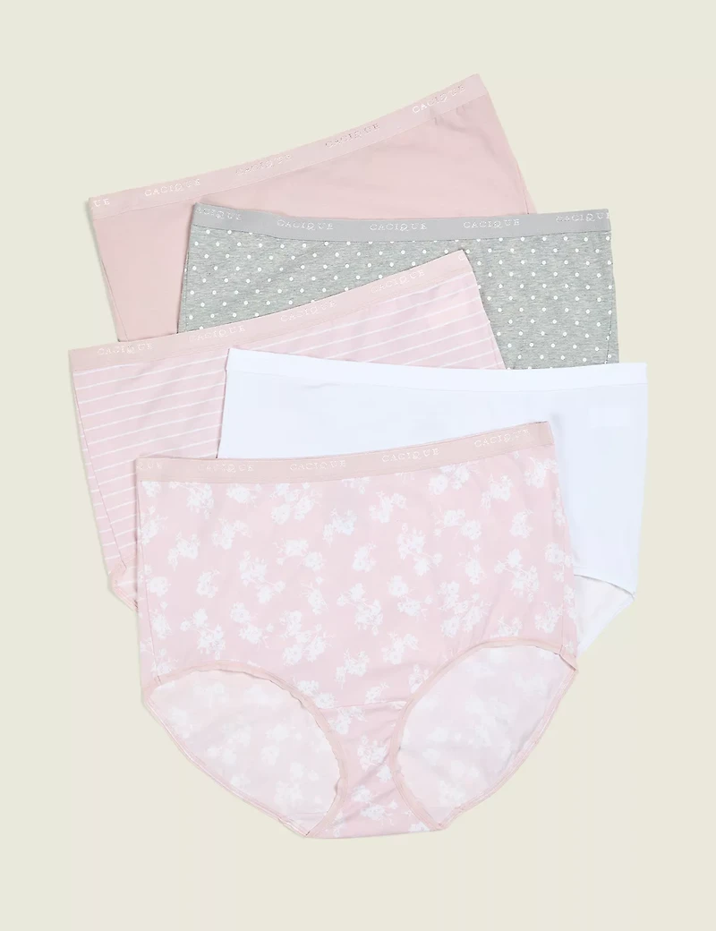 Cotton High-Waist Brief Panty