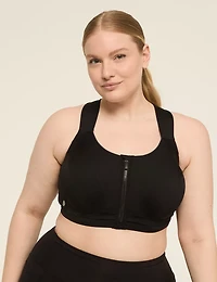 LIVI Max Support Comfort Zip-Front Sports Bra