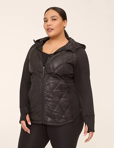 LIVI Quilted Hooded Performance Jacket