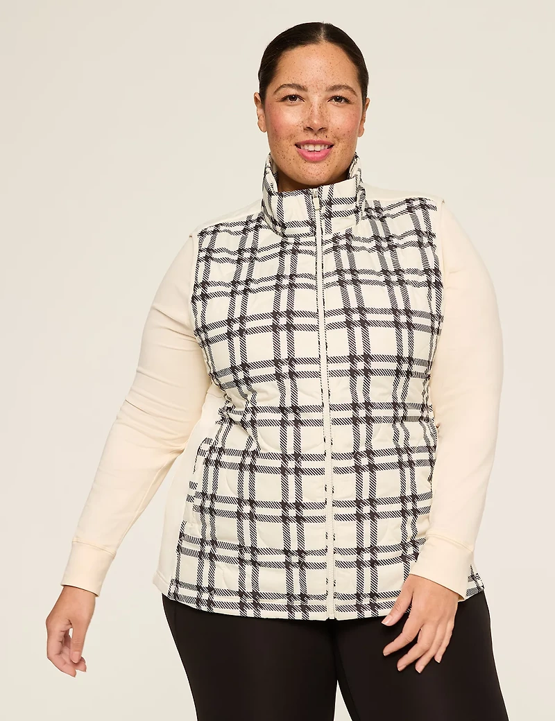 LIVI Quilted & Knit Vest
