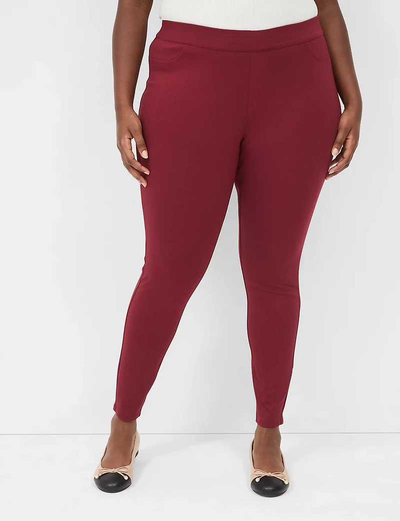 Pull-On Ponte High-Rise Pocket Legging