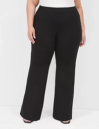 Ponte Pull-On High-Rise Flare Pant