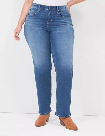 Signature Fit High-Rise Relaxed Boot Jean