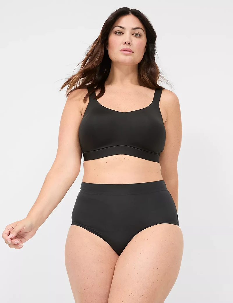 Comfort Bliss No-Wire Lightly Lined Scoop-Neck Bra