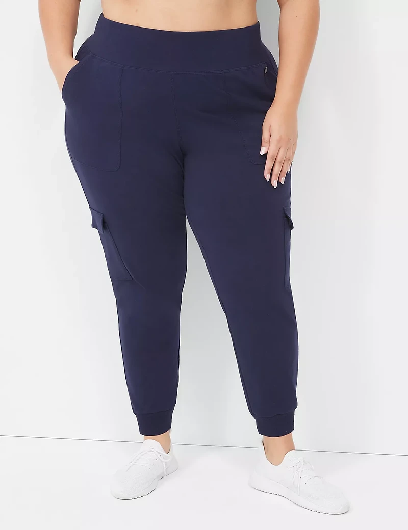 LIVI High-Rise Signature Stretch Slim Cargo Jogger