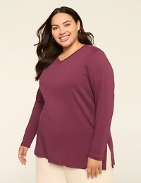 V-Neck Tunic Tee