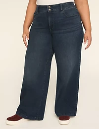 Tighter Tummy Fit High-Rise Wide Leg Jean