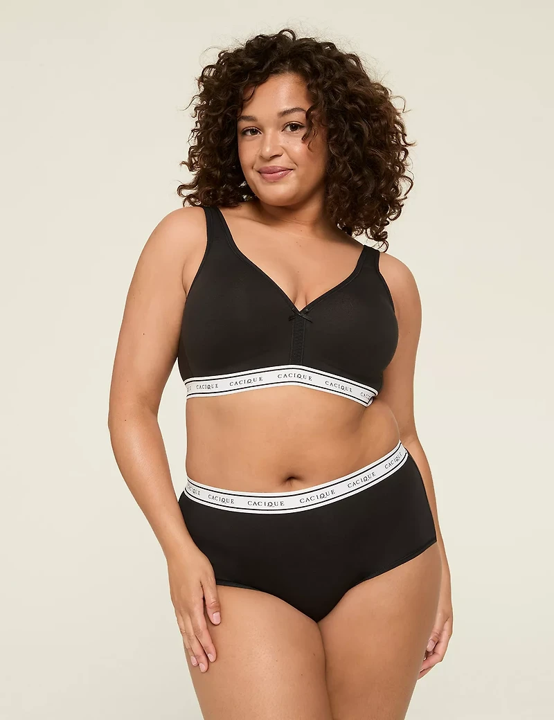 Cotton Lightly Lined No-Wire Bra