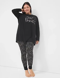 Comfy Cotton Tunic & Legging PJ Set