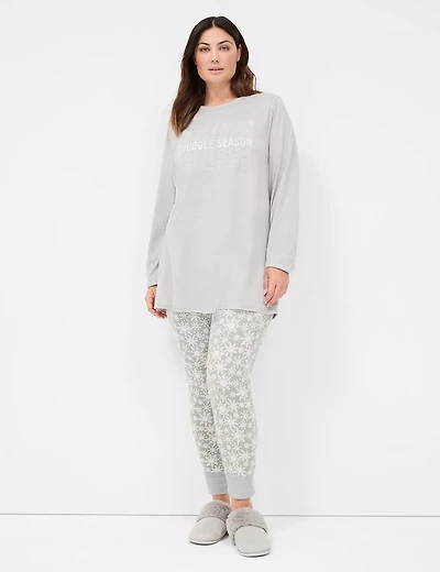 Comfy Cotton Tunic & Legging PJ Set