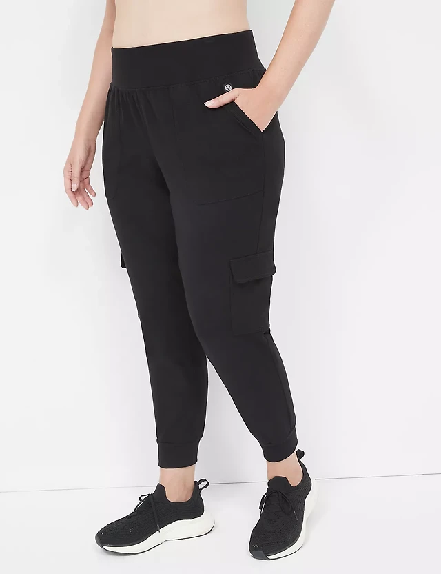 LIVI High-Rise Signature Stretch Slim Cargo Jogger