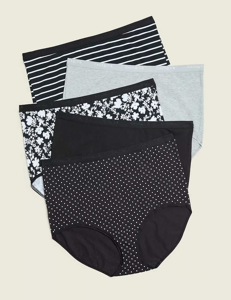 Cotton High-Waist Brief Panty