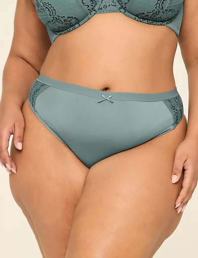 No-Show French Cut Brief Panty with Lace