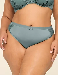 No-Show French Cut Brief Panty with Lace