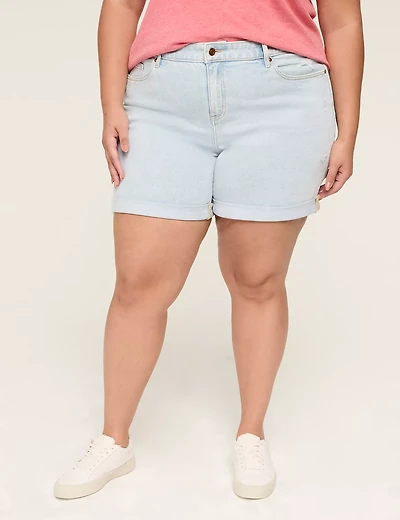 Boyfriend Fit Jean Short