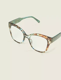 Tortoiseshell Square Reader Glasses