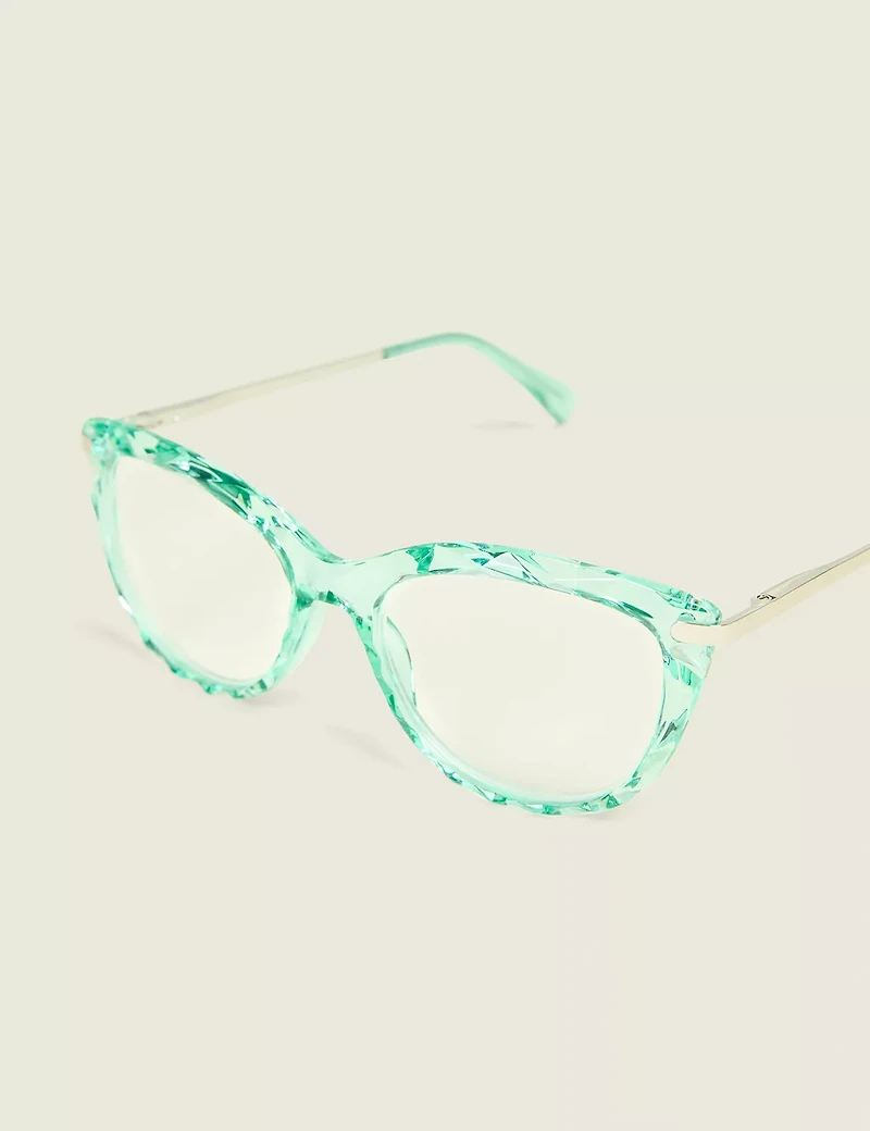 Textured Cateye Reading Glasses