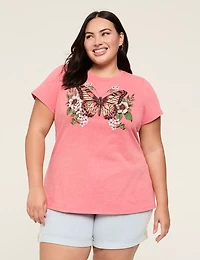 Sequin Butterfly Graphic Tee