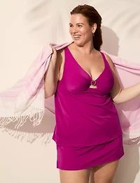 Underwire O-Ring Tankini Top