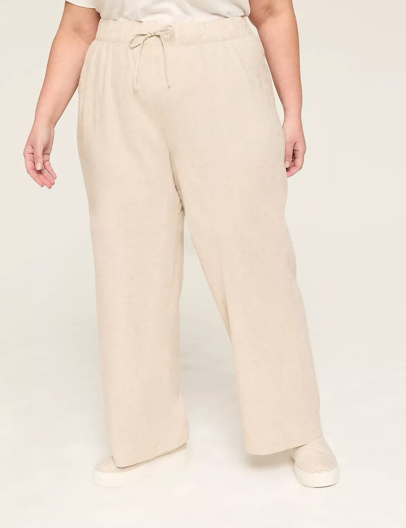 Linen Wide Leg Pant