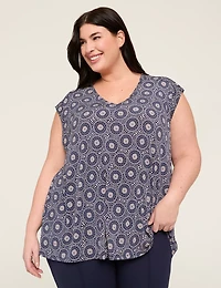 V-Neck Shoulder-Seam Tank