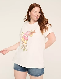 Glitter Care Bears Lemon Graphic Tee