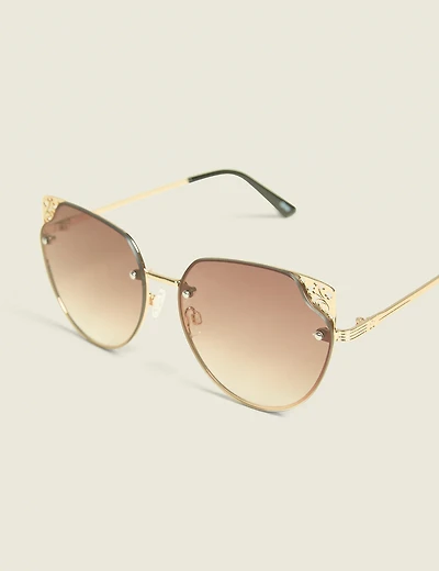Filigree Cateye Sunglasses