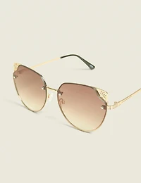 Filigree Cateye Sunglasses