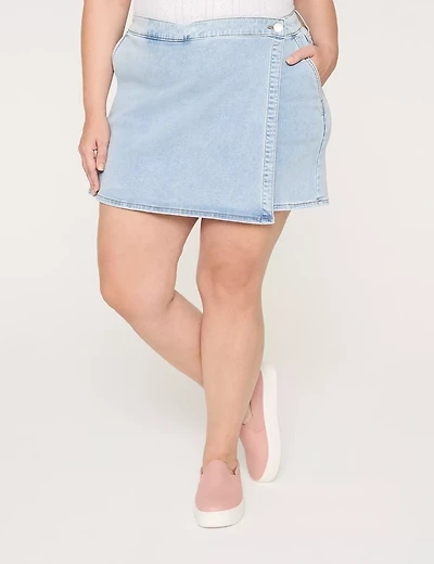 360 Flex Signature Fit Denim Skort