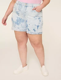 Tie-Dye Boyfriend Fit Jean Short