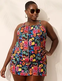 Underwire Blouson Tankini Top