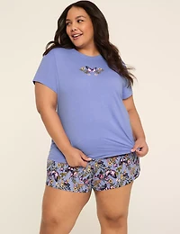Comfy Cotton Tee & Short PJ Set