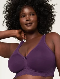 Cotton No-Wire Unlined Full Coverage Bra