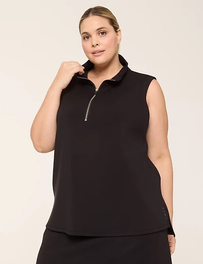 LIVI Journey Sleeveless Half-Zip Top