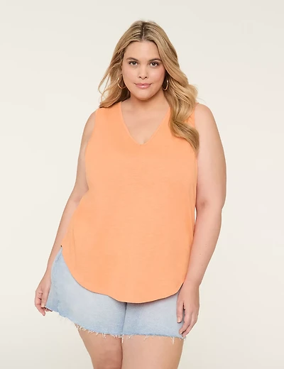 V-Neck Strappy-Back Tank