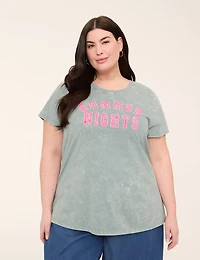 Textured Summer Nights Graphic Tee