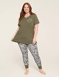 Comfy Cotton Tunic & Legging PJ Set