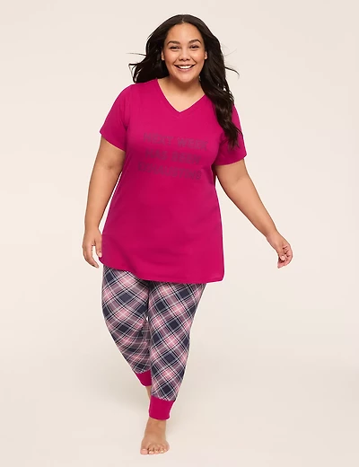 Comfy Cotton Tunic & Legging PJ Set