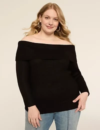 Off-The-Shoulder Sweater