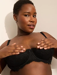 Lace Quarter Cup Bra